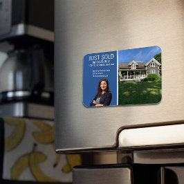 Imán Real Estate Direct Mail Modern Blue