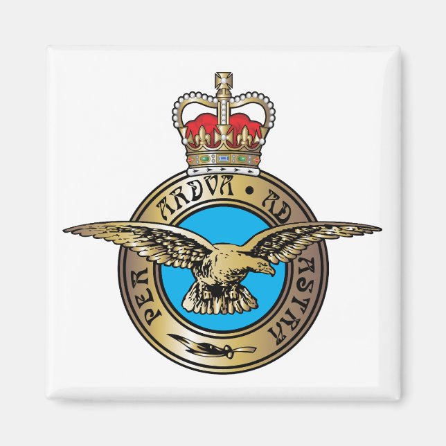 Imán Real Insignia de la Fuerza Aérea (Frente)