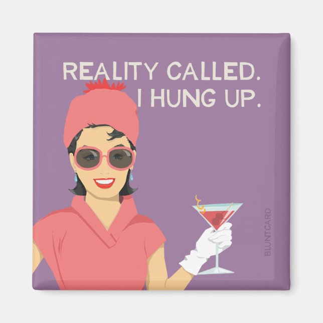 Imán Realidad llamada, colgué (Frente)