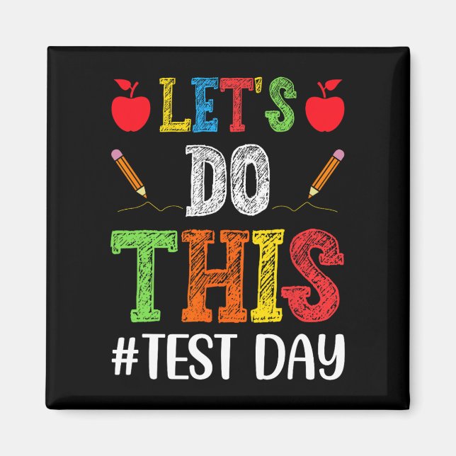 Imán Realizar este Test Day Motivation Testing Teachstu (Frente)