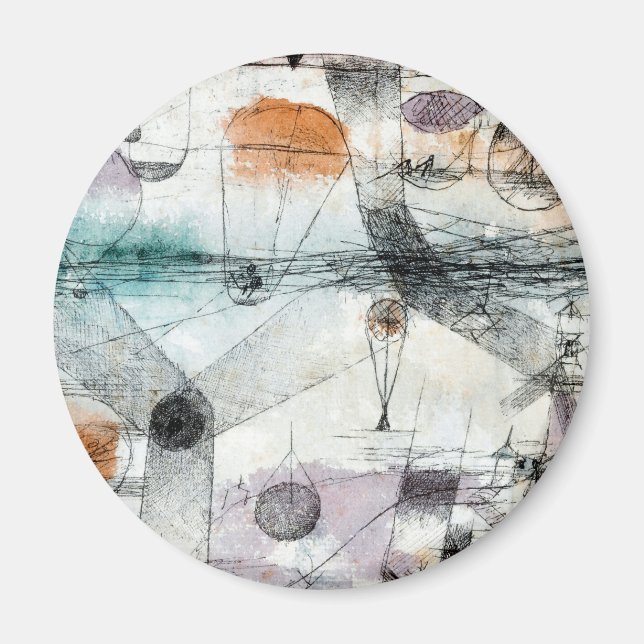 Imán Realm de Air Paul Klee Resumen expresionista (Frente)