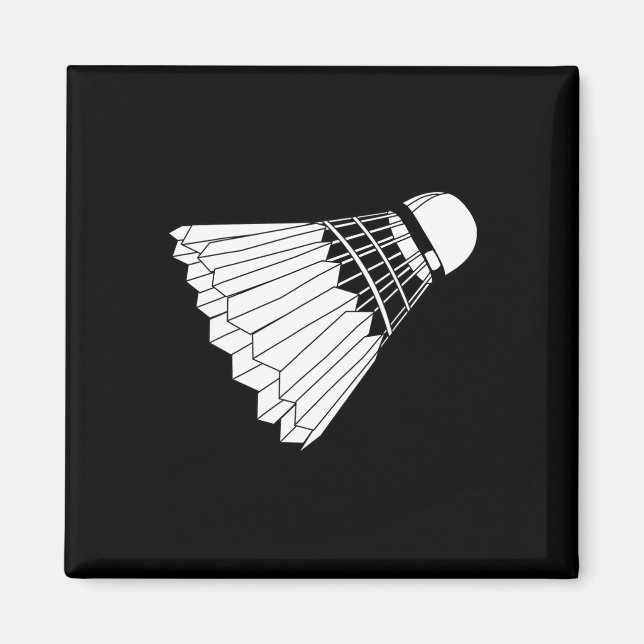 Imán Realmente me gusta el transbordador de Badminton B (Frente)