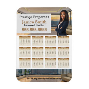 Imán Realtor Calendario 2024 Realtor Refrigerator Magne