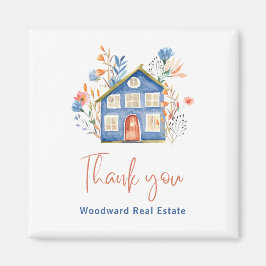 Imán Realtor Gracias Comercialización Marca Lealtad Cut