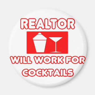 Imán Realtor... Trabajará Para Cócteles