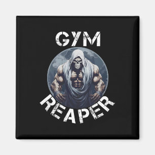 Imán Reaper Fitness Halloween Skeleton Workout Bodybuil