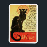 Imán Reapertura del Cabaré de Chat Noir, 1896 (color l<br><div class="desc">Imagen:115379 Reapertura del Chat Noir Cabaret,  1896 (color litho). Steinlen,  Theophile Alexandre (1859-1923). Colección privada. Arte,  Bella Artes.</div>