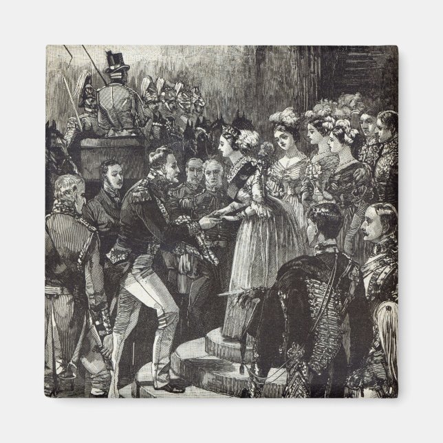 Imán Recepción de Louis Philippe en el Castillo de Wind (Frente)