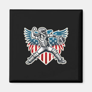 Imán Receptor Suave Con Alas Diseño De Chicas Usa Rojo