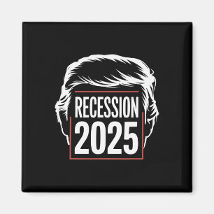 Imán Recesión 2025 Gracias Trump Irónico Político Diver