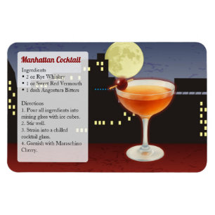 Imán Receta de cóctel Manhattan