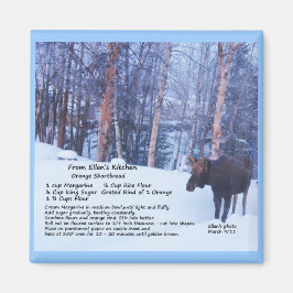 Imán Receta de pan tostado Moose Magnet