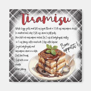 Imán receta de Tiramisú