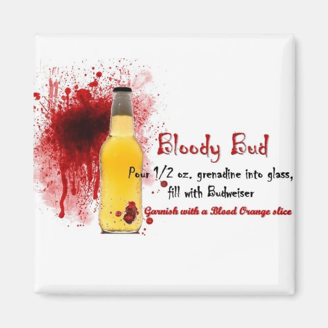 Imán Receta para beber sin sangre (Frente)