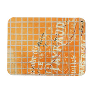 Imán Recibo de tienda francesa con sabor a vintage