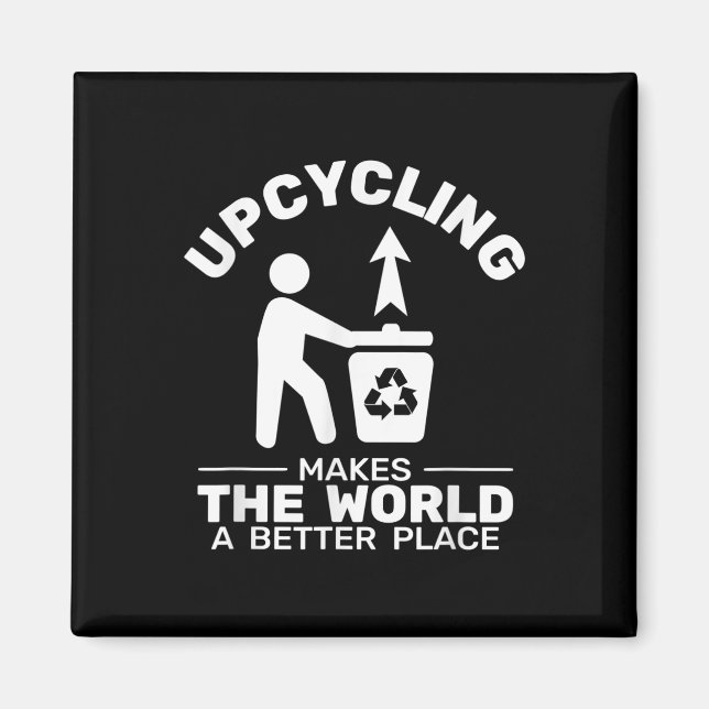 Imán Reciclaje de la protección del medio ambiente (Frente)