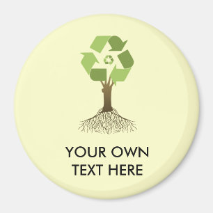 IMÁN RECICLAJE DEL ÁRBOL
