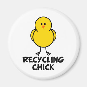 Imán Reciclaje del polluelo