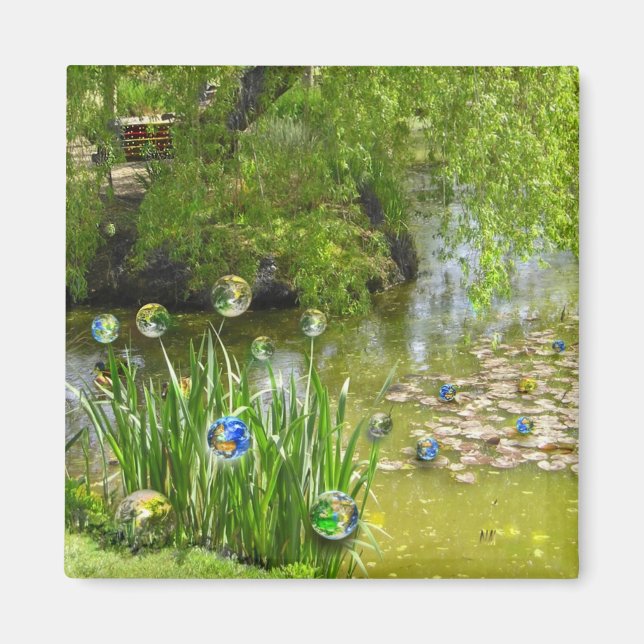 Imán ¡Reciclando la Tierra! (Frente)