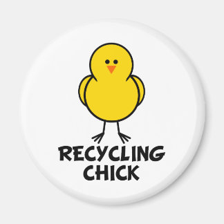 Imán Reciclando polluelo