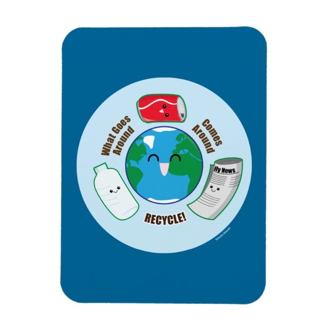 Imán Reciclar (Vertical)