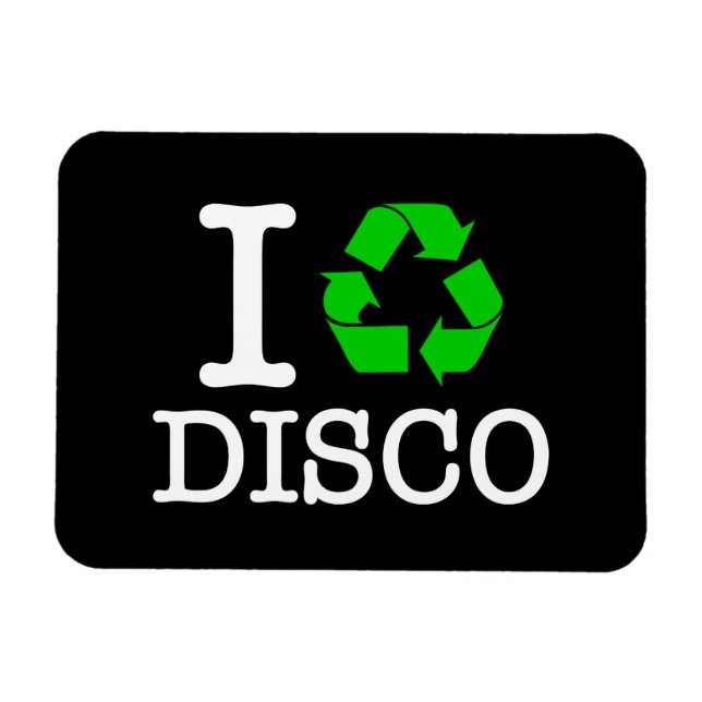 Imán Reciclar Disco (Horizontal)