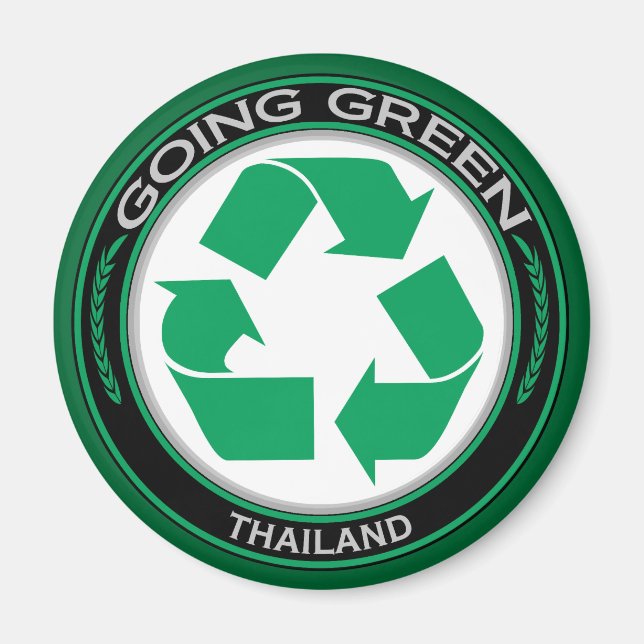 Imán Reciclar Tailandia (Frente)