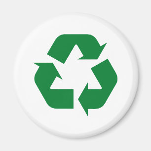 Imán ¡Recicle los productos y los diseños!