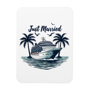 Imán Recién casados Crucero Verano Boda Esposo Esposa