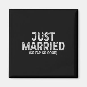 Imán Recién casados hasta ahora todo bien novia recién