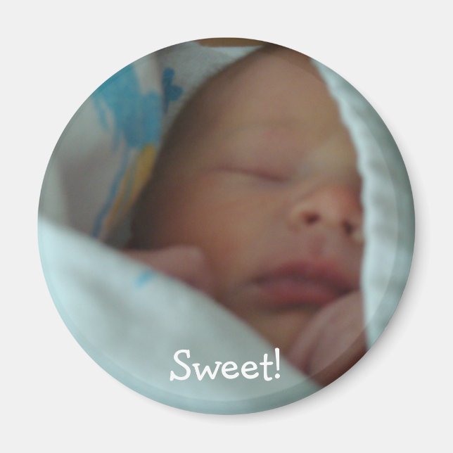 Imán Recienes nacidos de imanes para bebés en manta per (Frente)