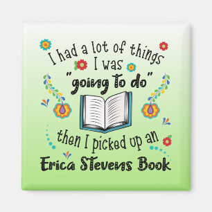 Imán Recogió Un Libro De Erica Stevens