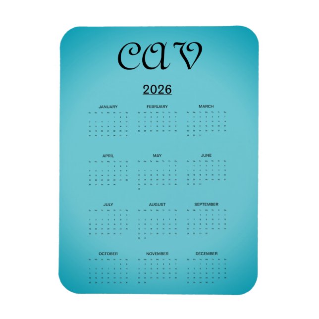 Imán Recoleta Cornflower Blue  (Vertical)