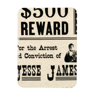 Imán Recompensa por Jesse James