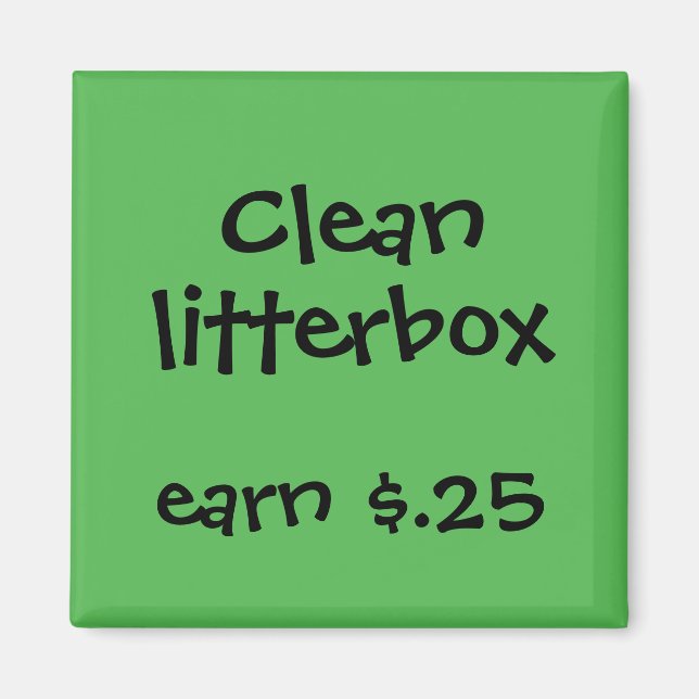 Imán Recompensas para los niños (Frente)