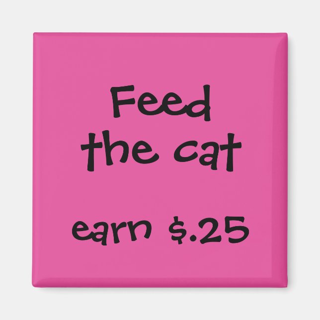 Imán Recompensas para los niños (Frente)