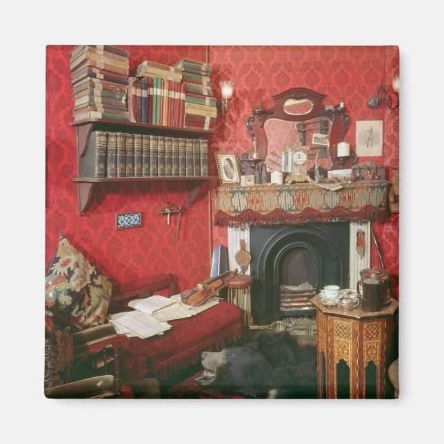 Imán Reconstrucción de la habitación de Sherlock Holmes (Frente)