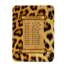 Recordatorio de cumpleaños de familia magnética - 