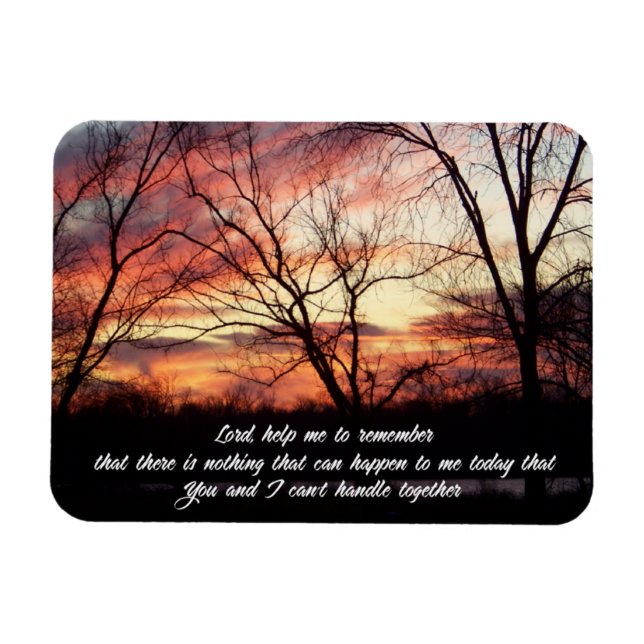 Imán recordatorio de mañana (Horizontal)