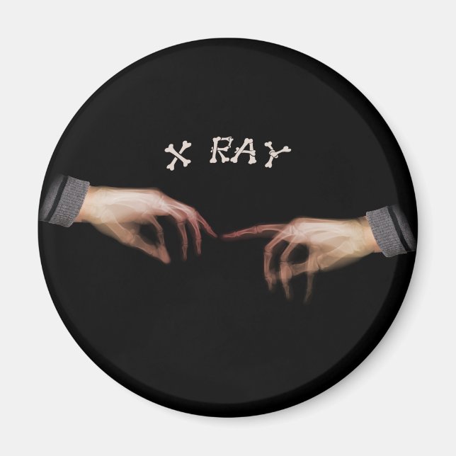 IMÁN RECORDATORIO DE XRAY TOUCLE DE LEONARDO DAVINCI (Frente)