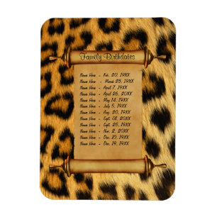 Imán Recordatorio magnético del cumpleaños de la