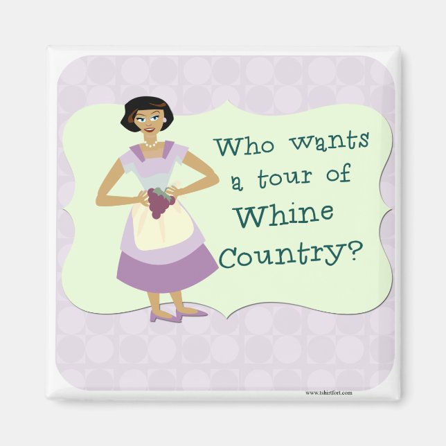Imán ¡Recorremos Whine Country! (Frente)