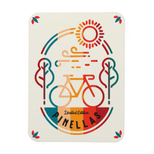 Imán Recorrido de ciclismo Retro Pinellas