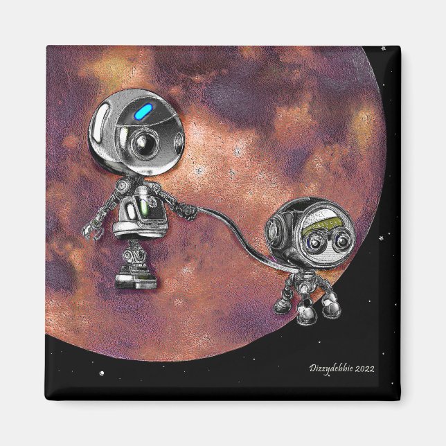 Imán Recorrido del espacio de robots (Frente)