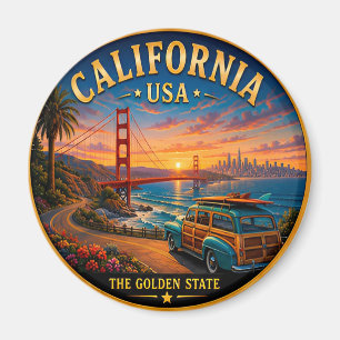 Imán Recorrido escénico costero por California 🟡