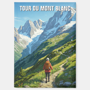 Imán Recorrido por Mont Blanc Travel Hiker