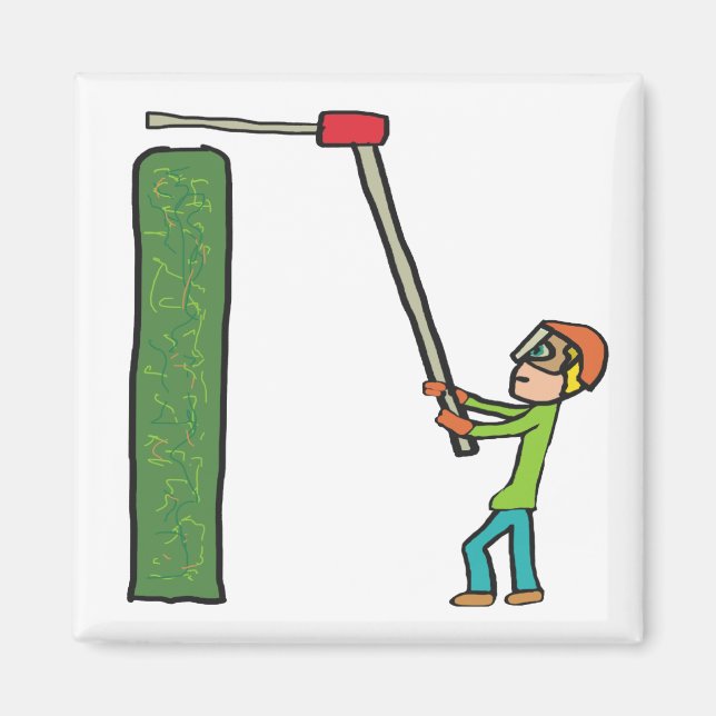 Imán Recorte de bordes (Frente)