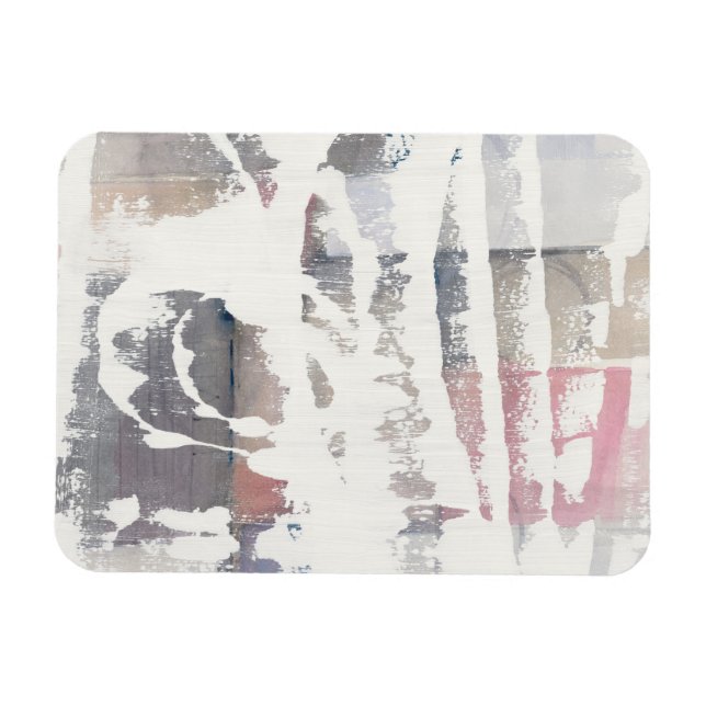 Imán Recorte de salida blanca (Horizontal)