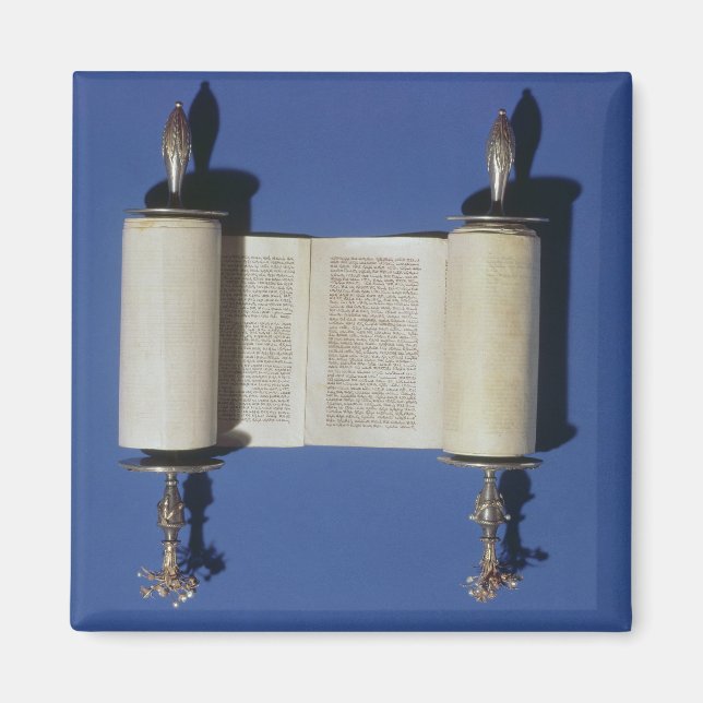 Imán Recorte de Torah en miniatura, 1765 (Frente)