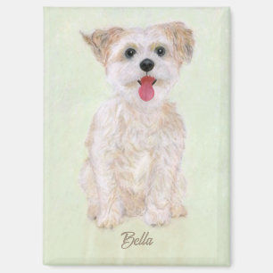 Imán Rectangular Morkie